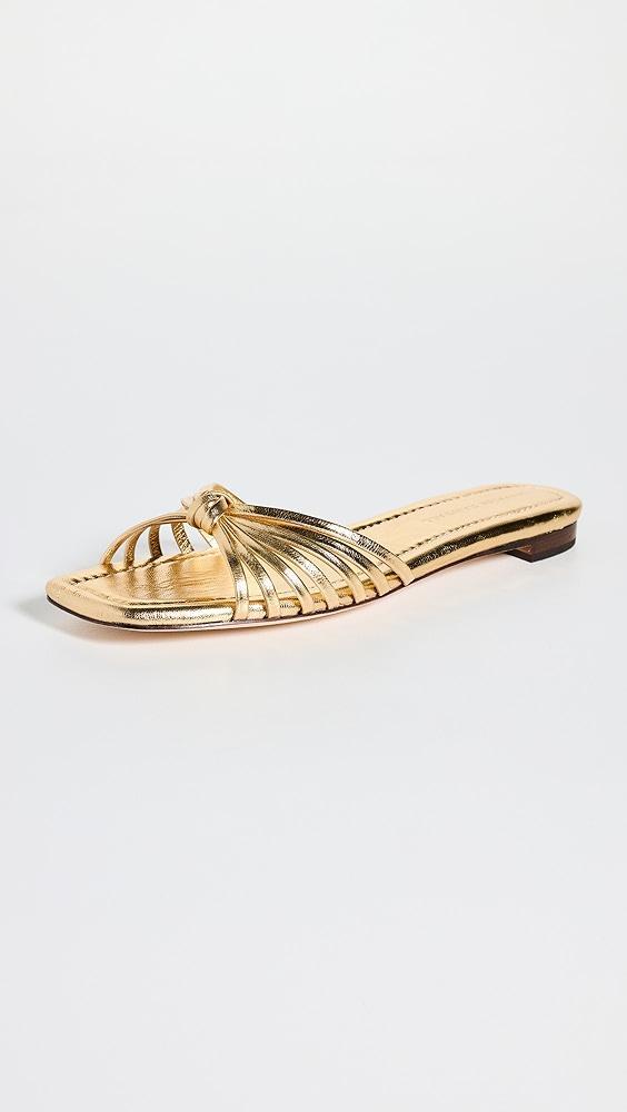 Loeffler Randall Izzie Leather Knot Flat Sandals | Shopbop Product Image
