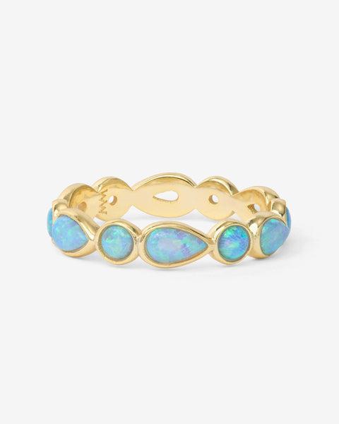 Isla Ring - Gold|Blue Opal Product Image