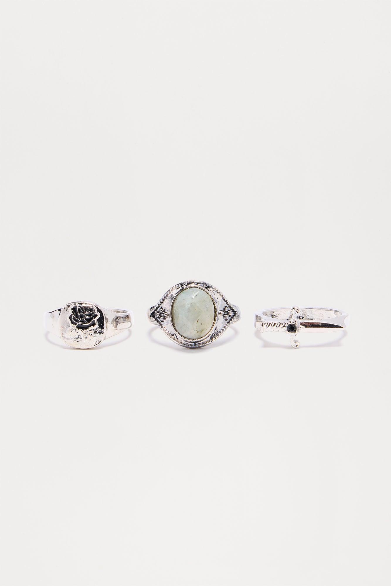 Laven Ring Set - Silver Product Image
