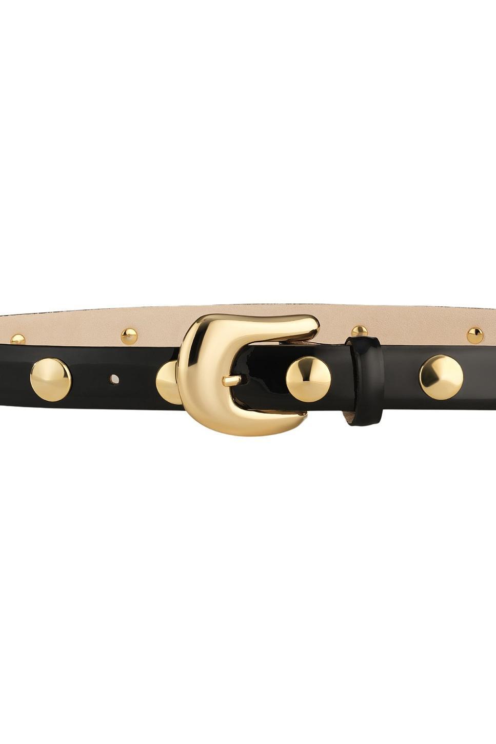Patent Studded Belt AUREUM Product Image