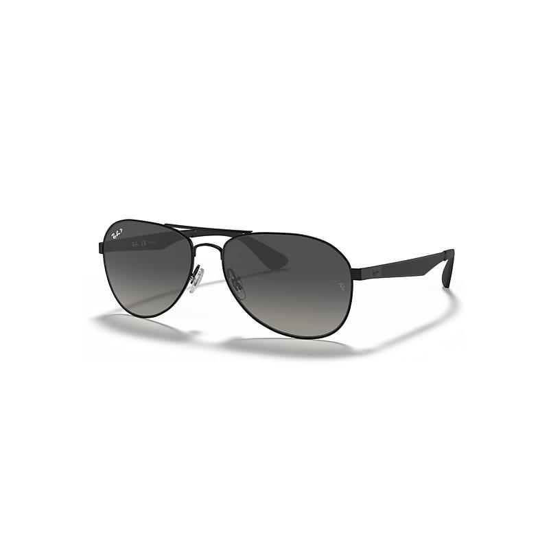 Ray-Ban Unisex 58mm Gradient Aviator Sunglasses in Black at Nordstrom Product Image