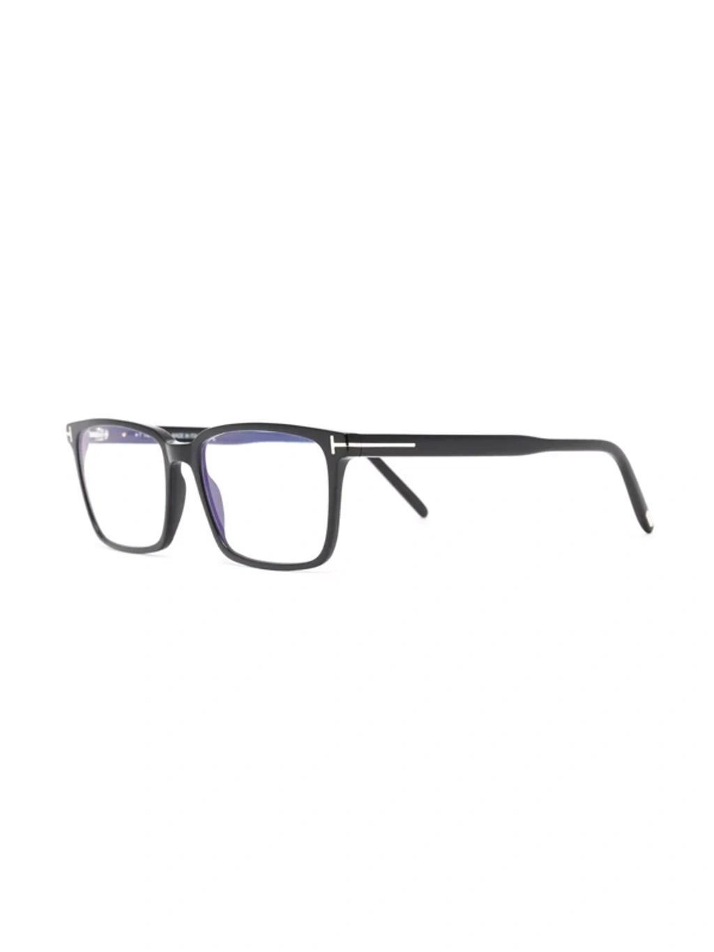TOM FORD Black Square Frame Optical Glasses In Schwarz Product Image