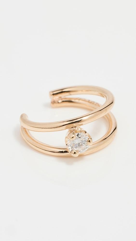 Zoe Chicco 14k Double Wire Single Ear Cuff | Shopbop Product Image