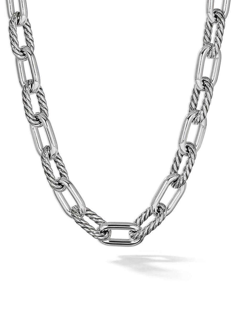 Womens DY Madison Chain Necklace in Sterling Product Image