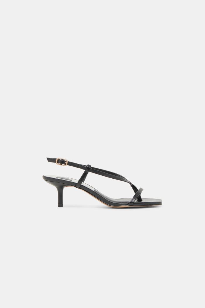 Laury Heels - Black Leather Product Image