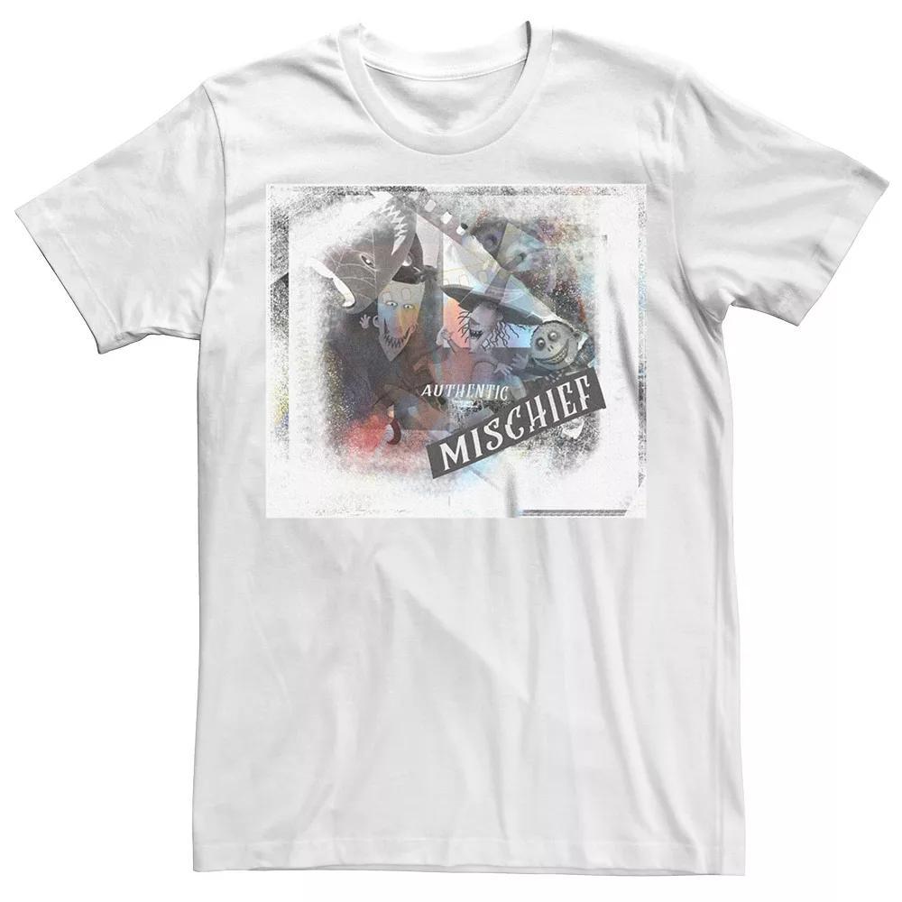 Disney's Nightmare Before Christmas Men's Authentic Mischief Graphic Tee, Size: XL, White Product Image