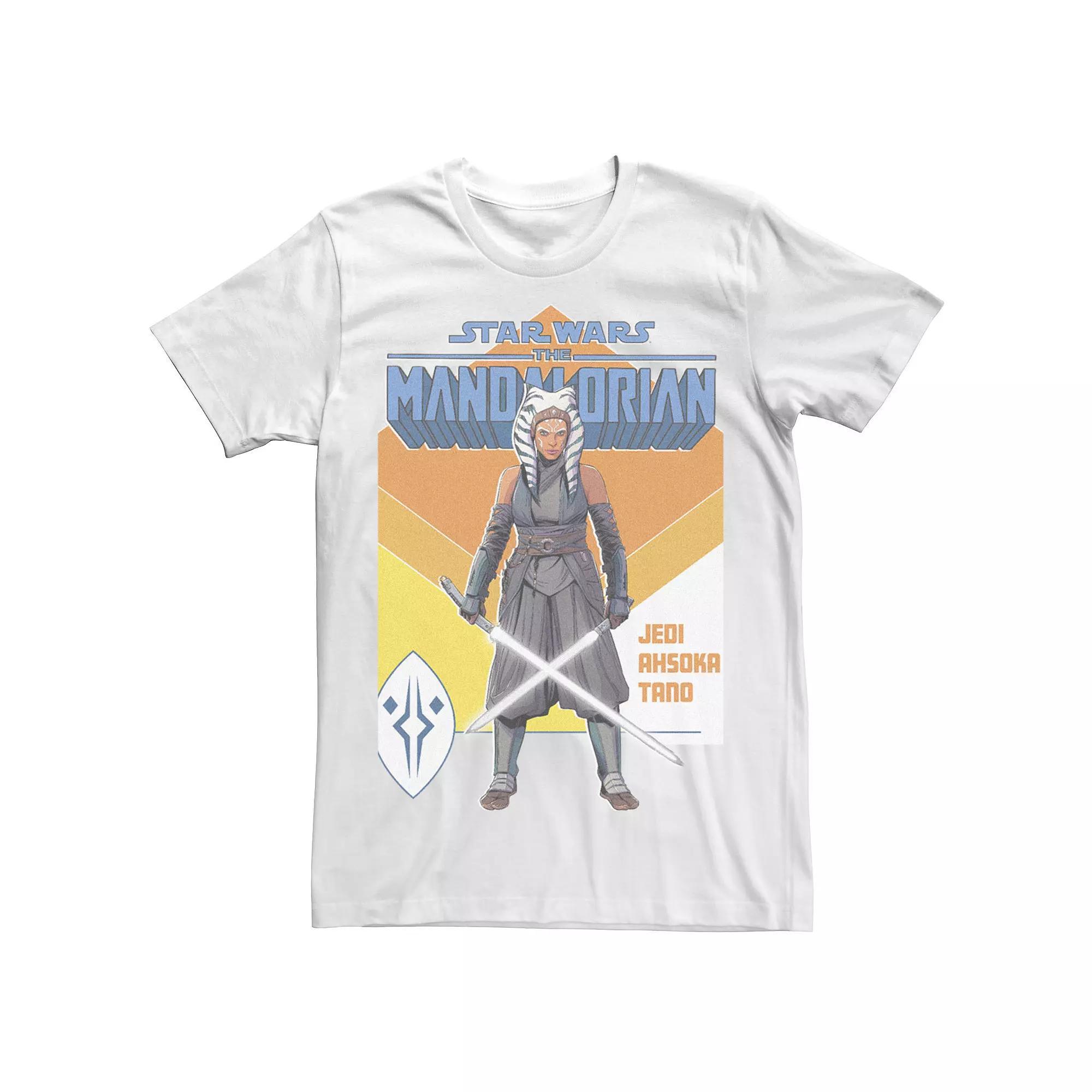 Men's Star Wars Jedi Tano Tee, Size: Medium, White Product Image