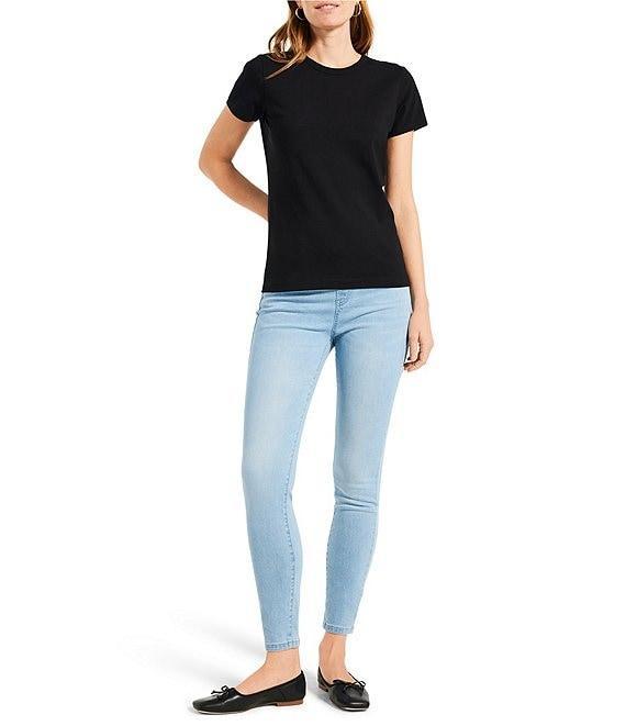 NIC + ZOE Perfect Knit Crew Neck Short Sleeve T-Shirt Product Image