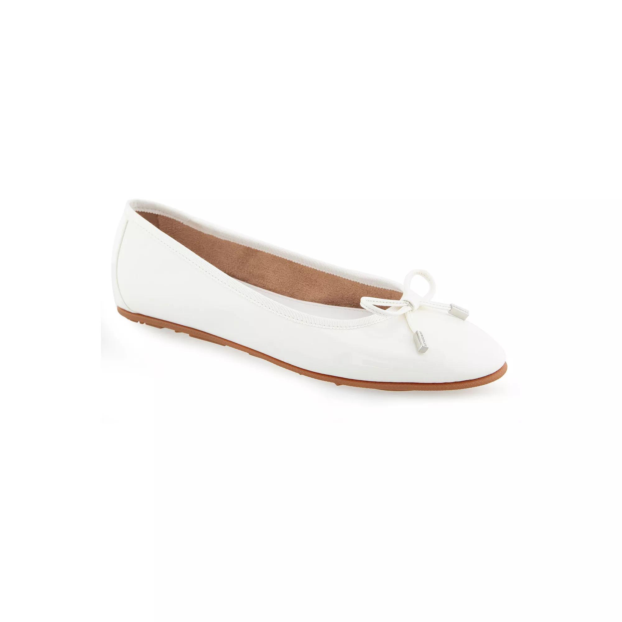 Aerosoles Pia Women's Ballet Flats, Size: 9, White Patent Pu Product Image