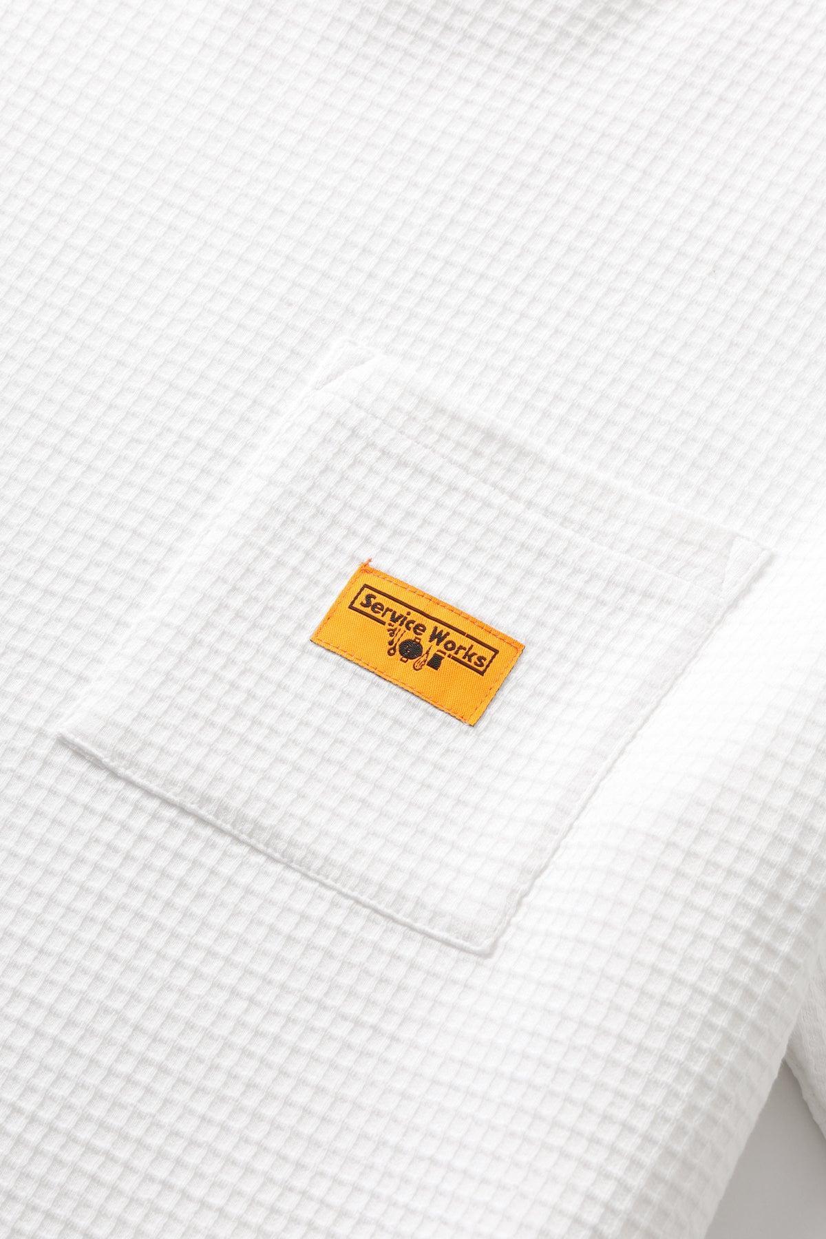 Service Works - Waffle Pocket Tee - White Product Image