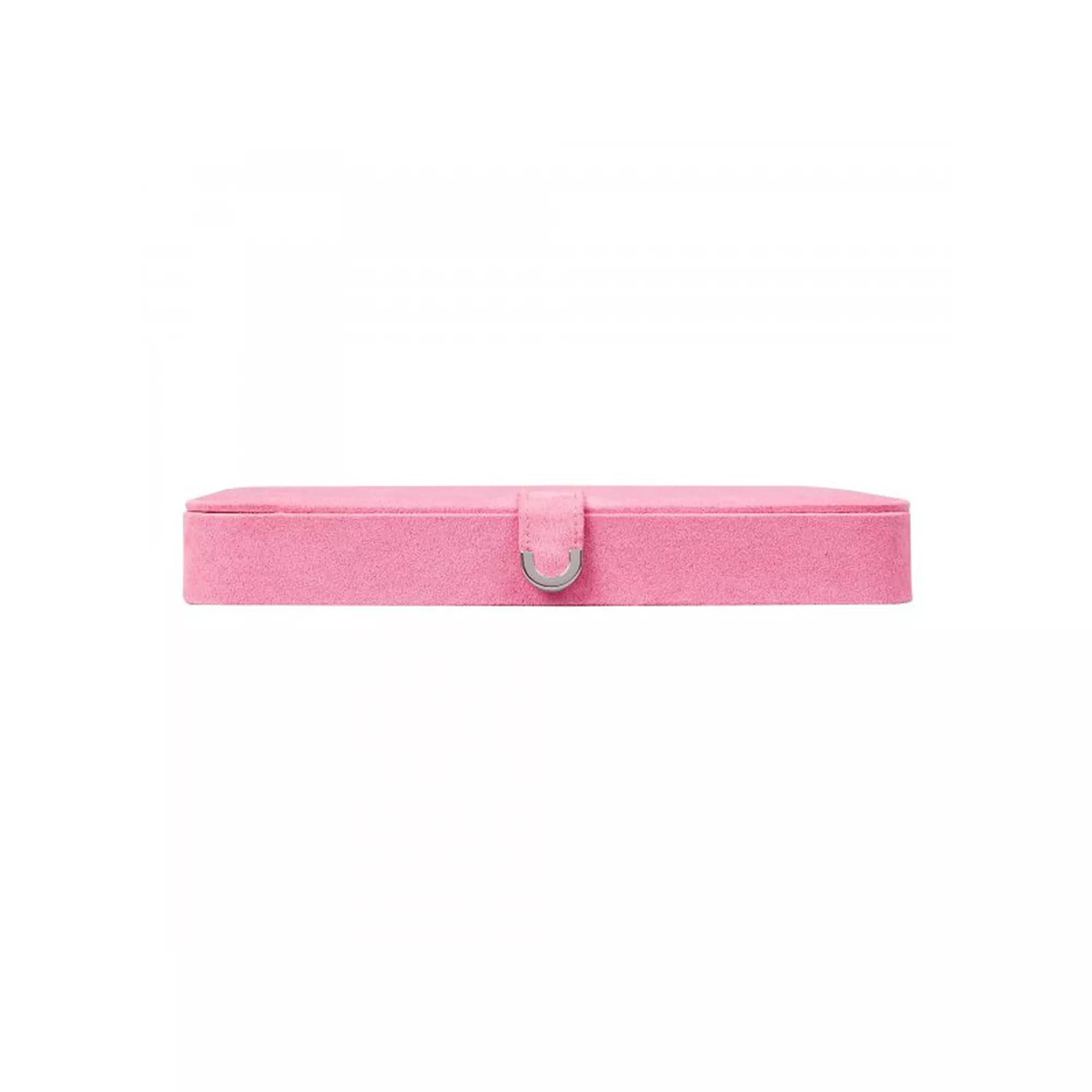 Mele and Co Cameron Plush Fabric Jewelry Box, Ring & Earring Organizer, Women's, Pink Product Image