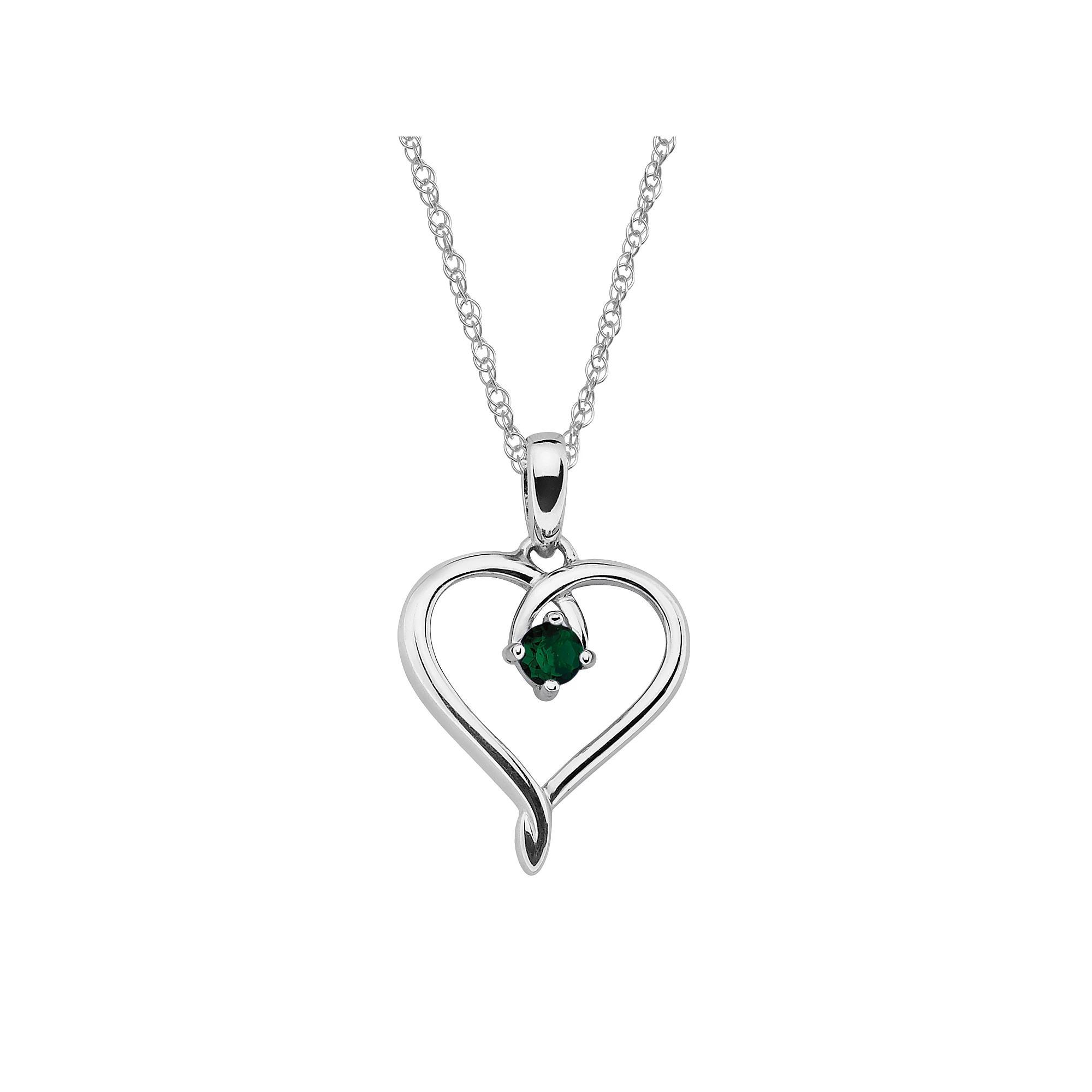 Boston Bay Diamonds Sterling Silver Blue Topaz Openwork Heart Pendant, Womens Product Image