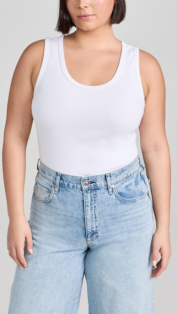 perfectwhitetee Blondie Structured Rib Bra Friendly Tank | Shopbop Product Image