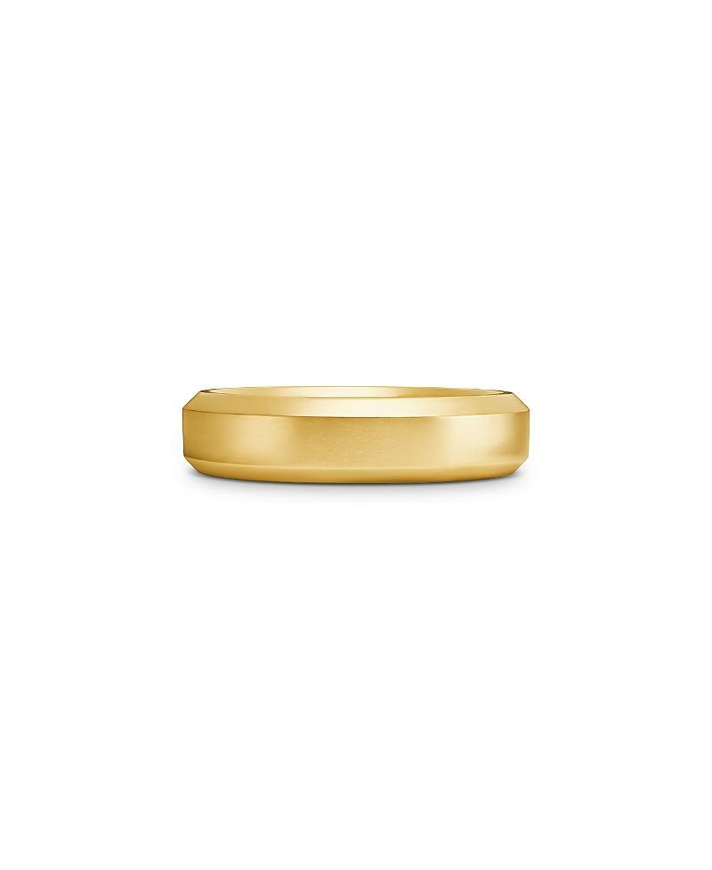 David Yurman 18K Yellow Gold Beveled Band Product Image