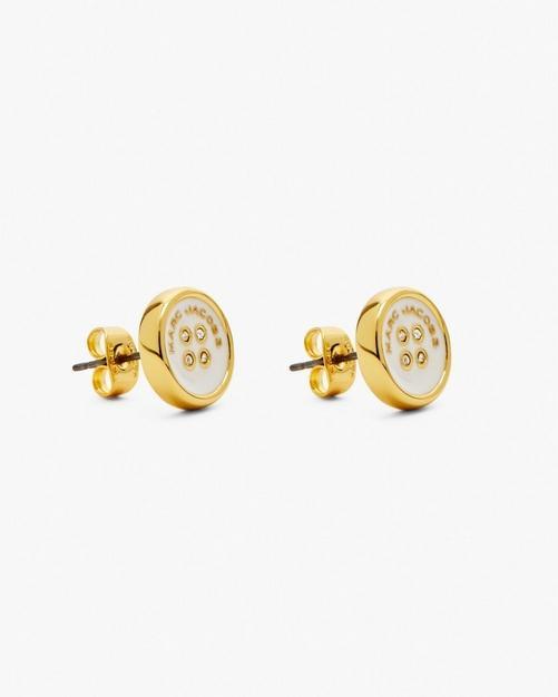The Button Stud Earrings Product Image
