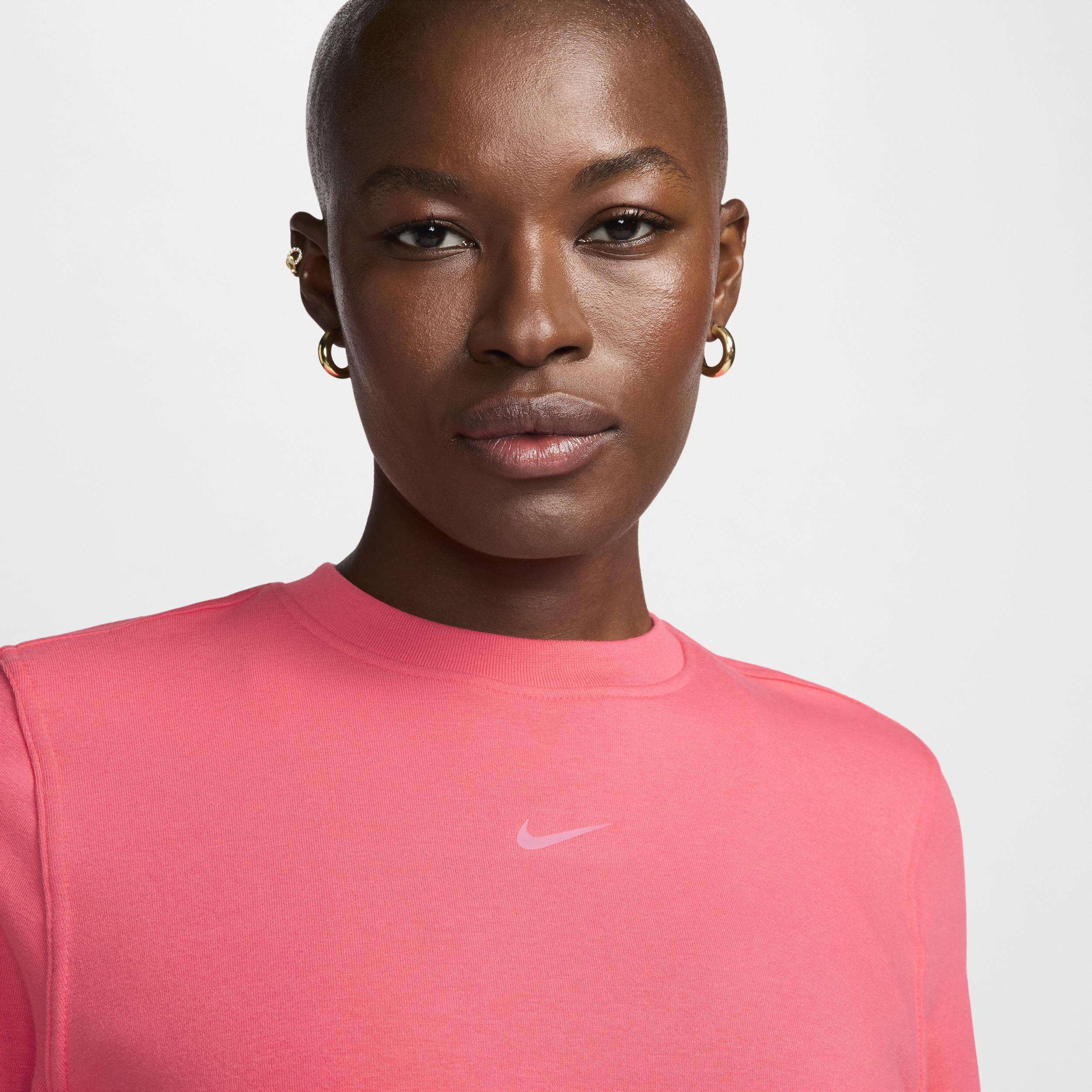 Nike Women's Dri-FIT One Crew-Neck French Terry Sweatshirt Product Image