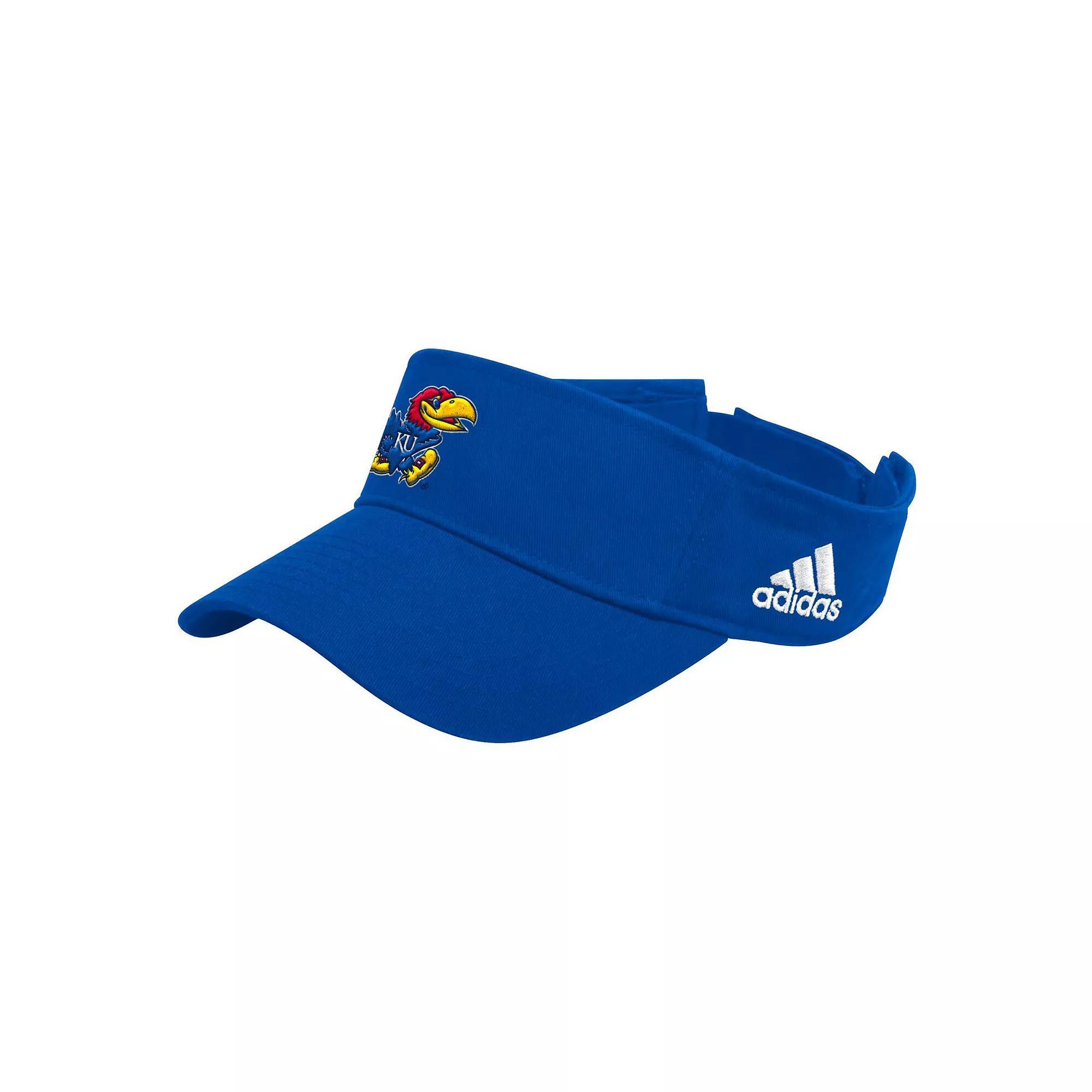 Men's adidas Royal Kansas Jayhawks Locker Room Team Adjustable Visor, Blue Product Image