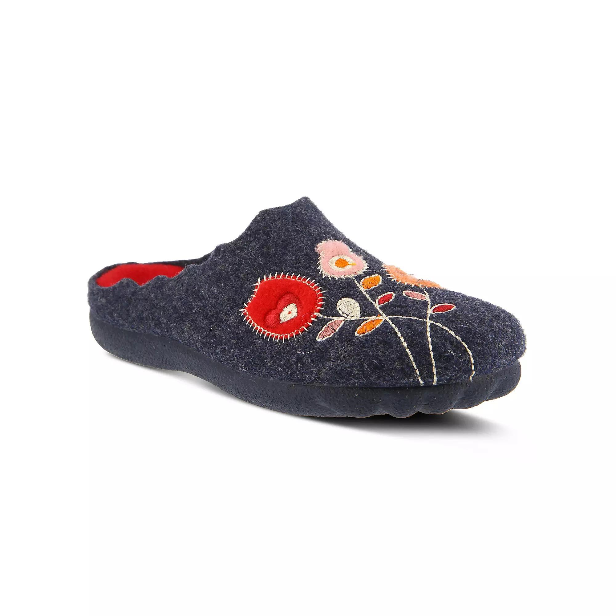 Flexus by Spring Step Wildflower Women's Mules, Size: 38, Blue Product Image
