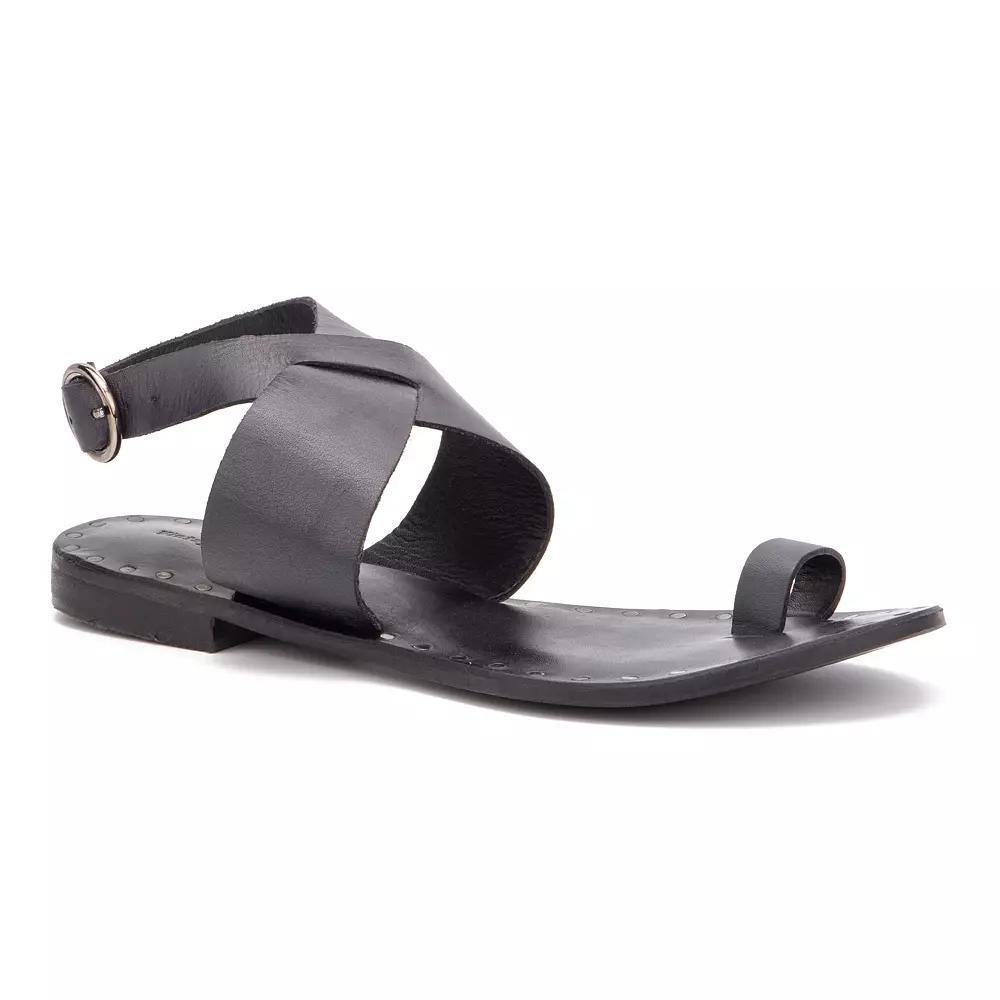 Vintage Foundry Co. Geneva Womens Leather Strappy Sandals Product Image