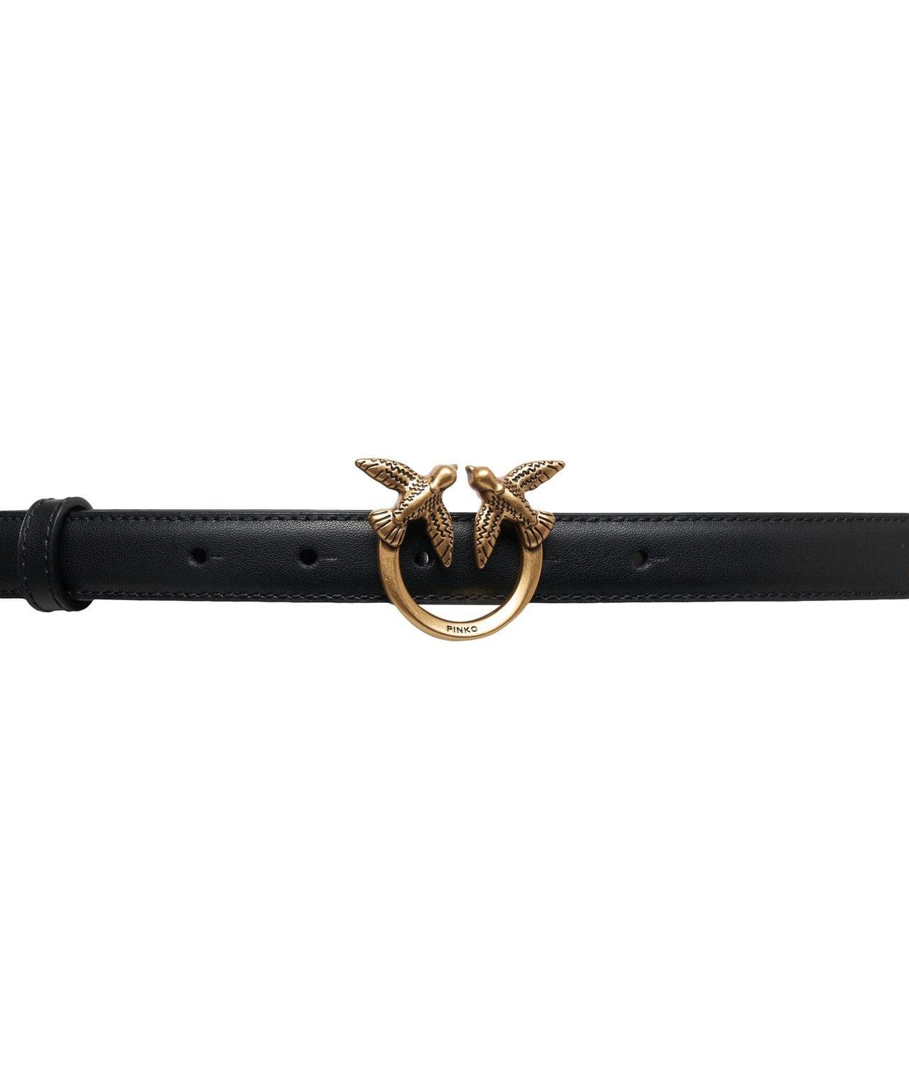 Leather belt 'Love Berry' Product Image
