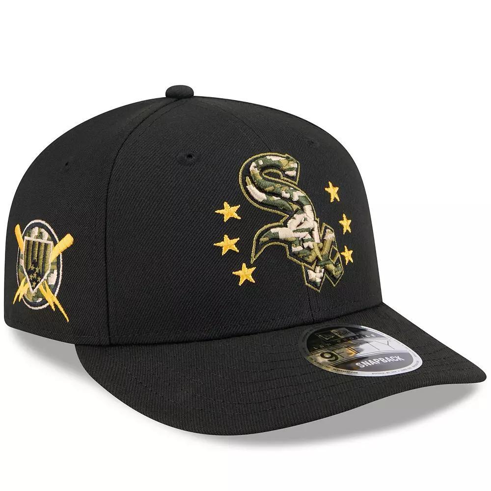 Men's New Era  Black Chicago White Sox 2024 Armed Forces Day Low Profile 9FIFTY Snapback Hat Product Image