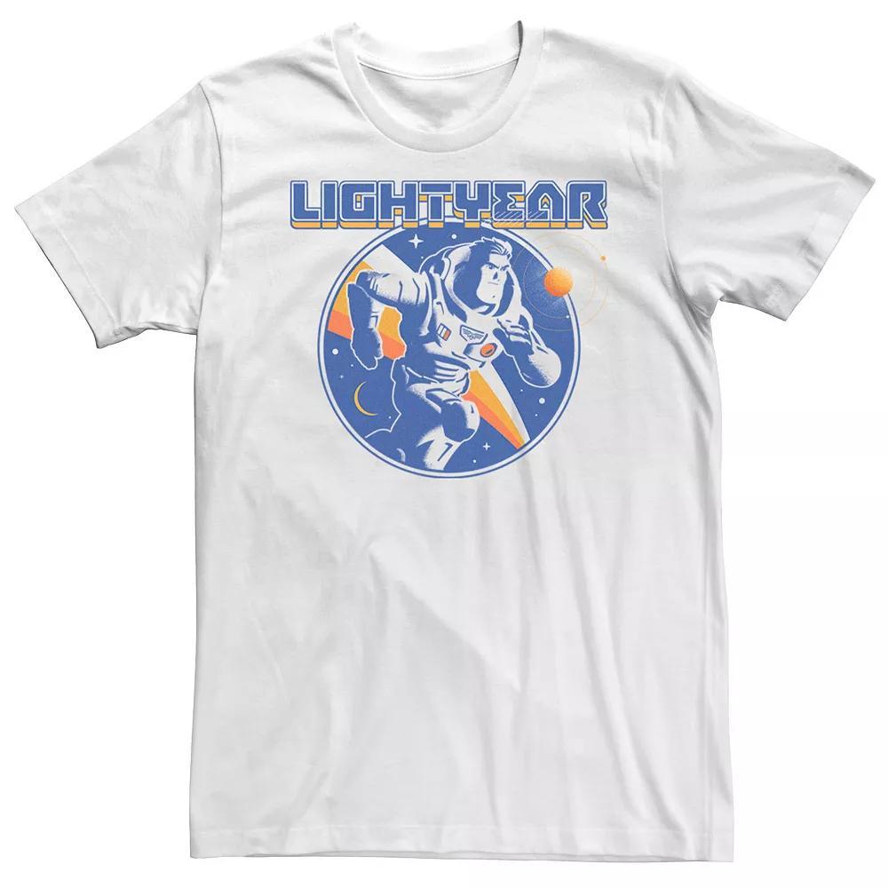 Big & Tall Disney / Pixar Lightyear Round Alt Lightyear Sketch Tee, Men's, Size: 4XL, White Product Image