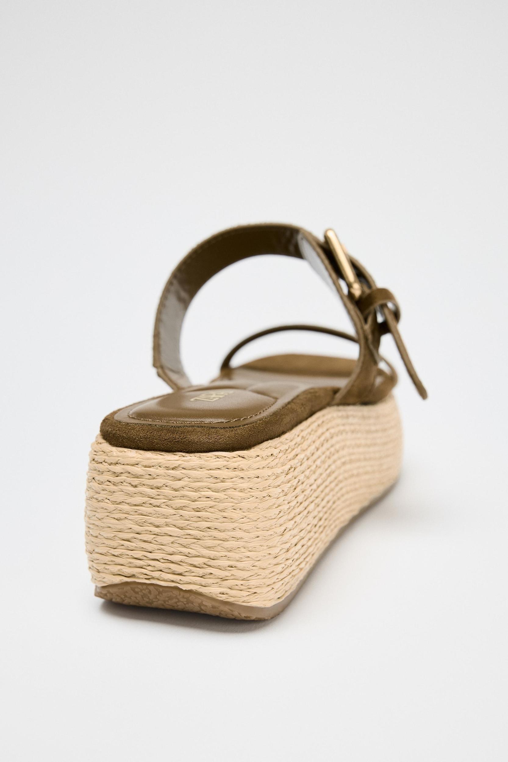 STRAPPY PLATFORM SANDALS Product Image