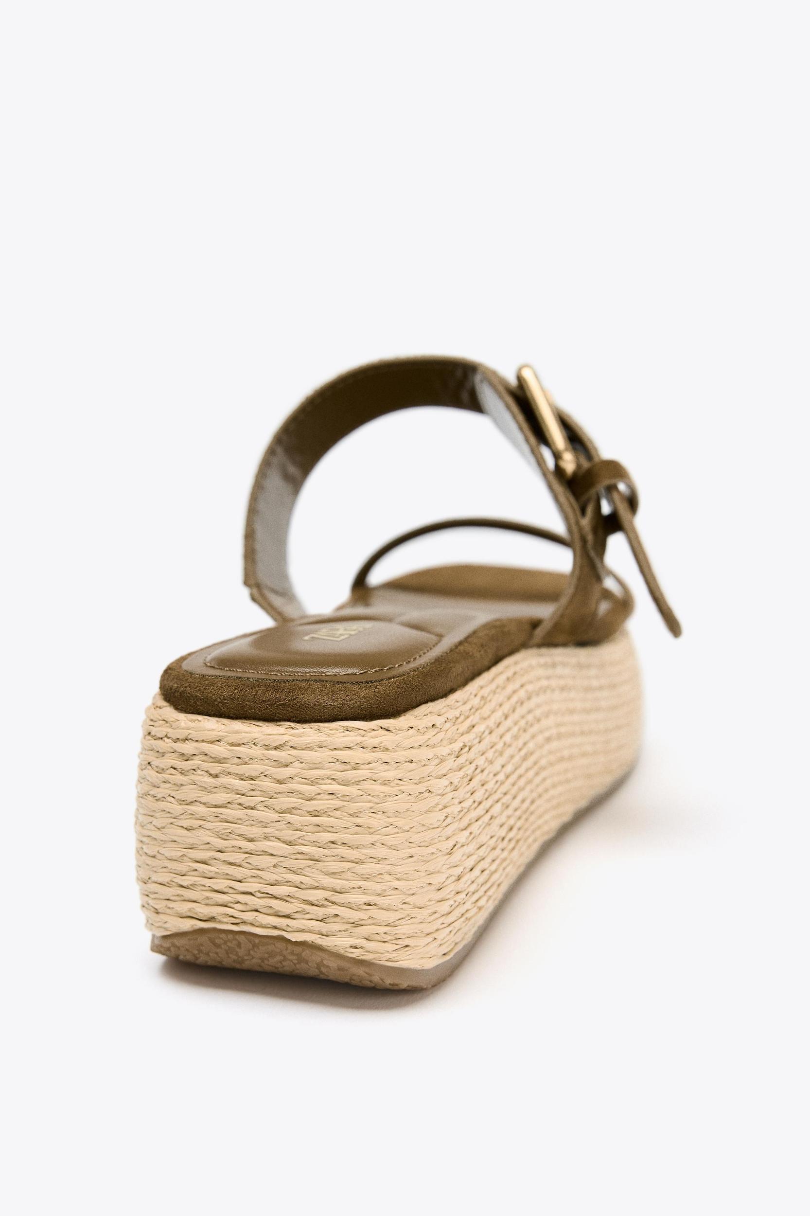 STRAPPY PLATFORM SANDALS Product Image