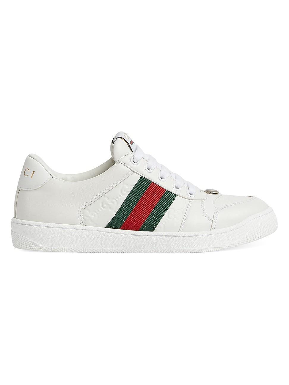 Womens Screener Leather Low-Top Sneakers Product Image