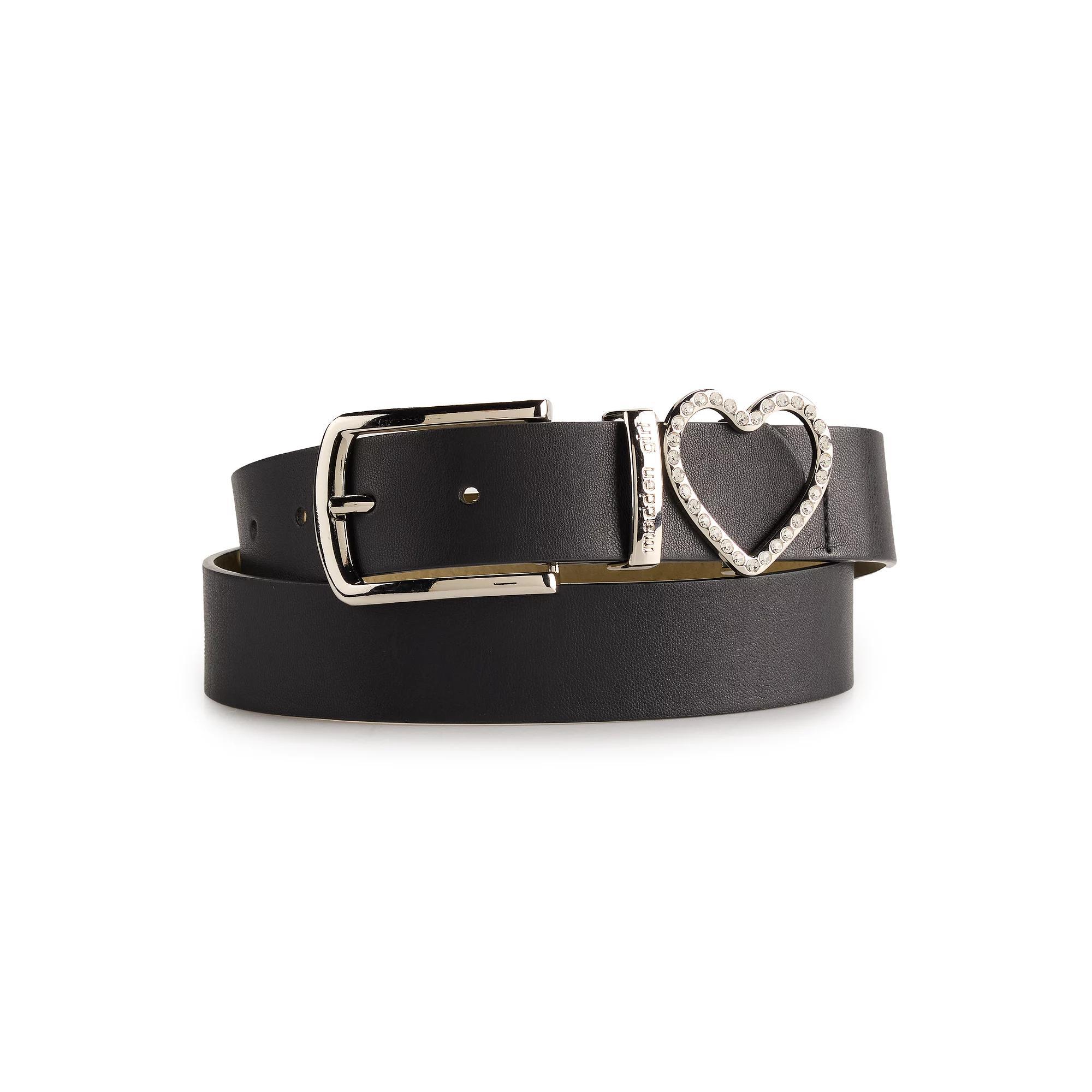 Womens madden girl Pave Heart Keeper Belt Product Image