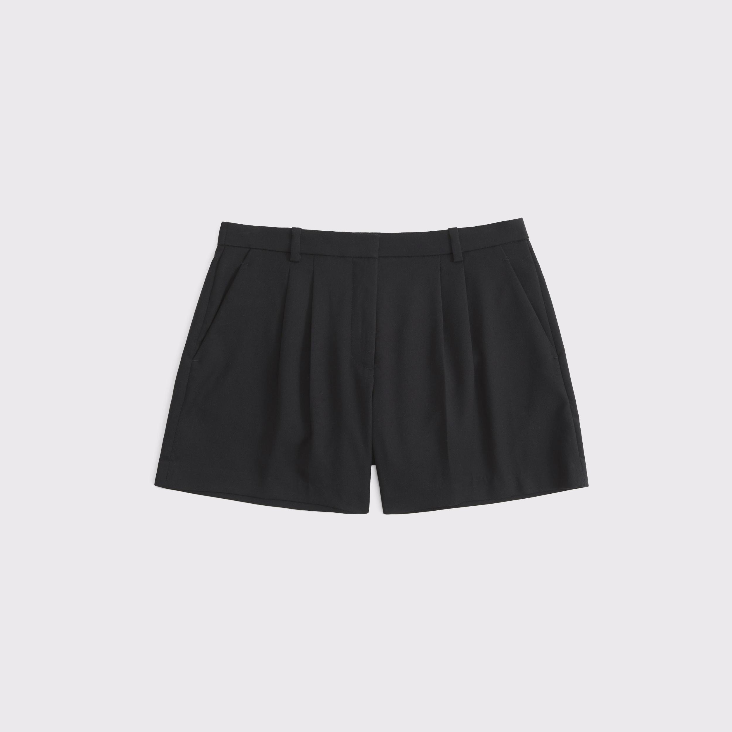 Curve Love A&F Sloane Low Rise Tailored Short Product Image