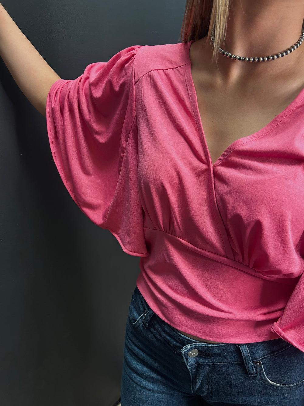 Pink Sassy Bell Top* Product Image