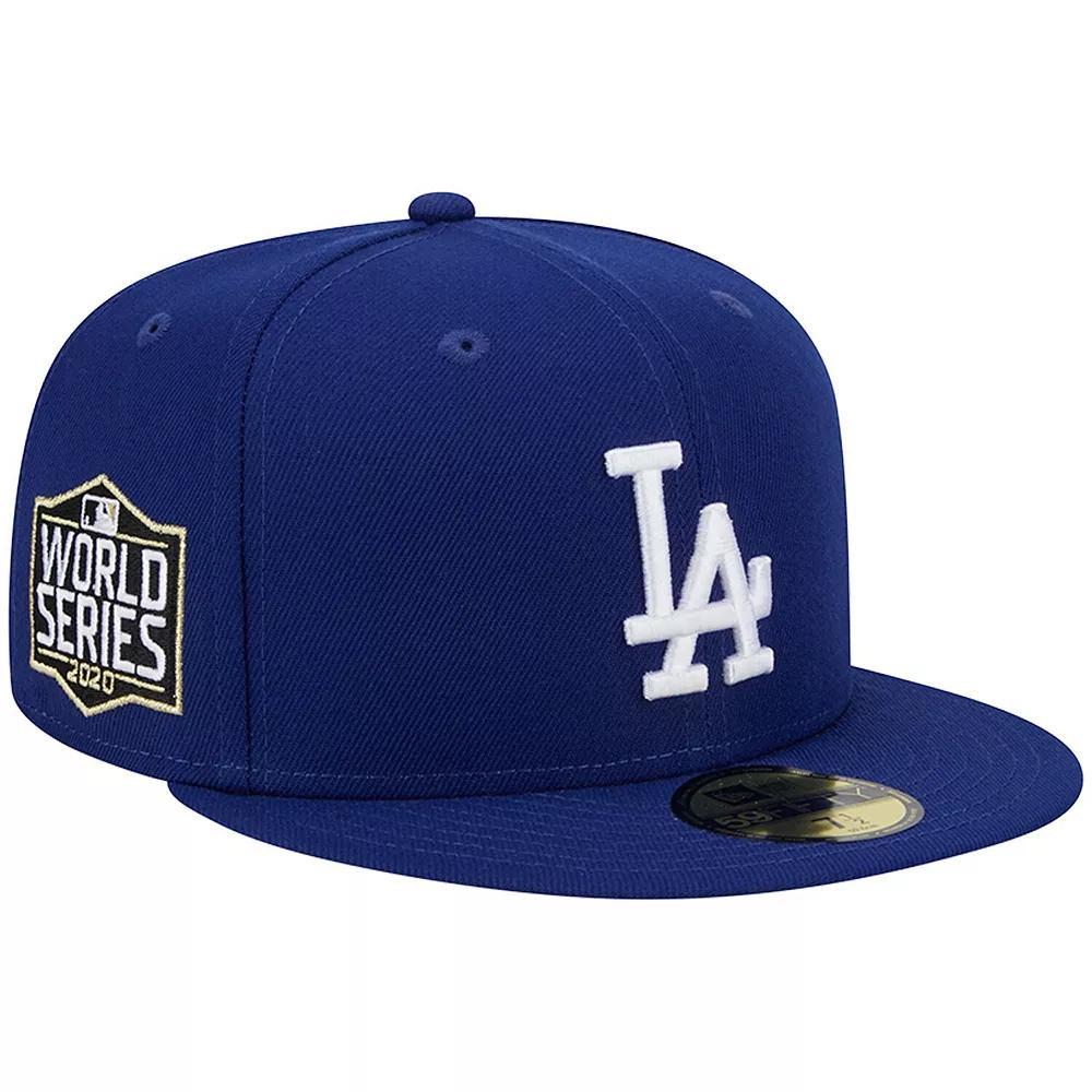 Men's New Era Royal Los Angeles Dodgers  2020 World Series Team Color 59FIFTY Fitted Hat, Size: 8, Blue Product Image