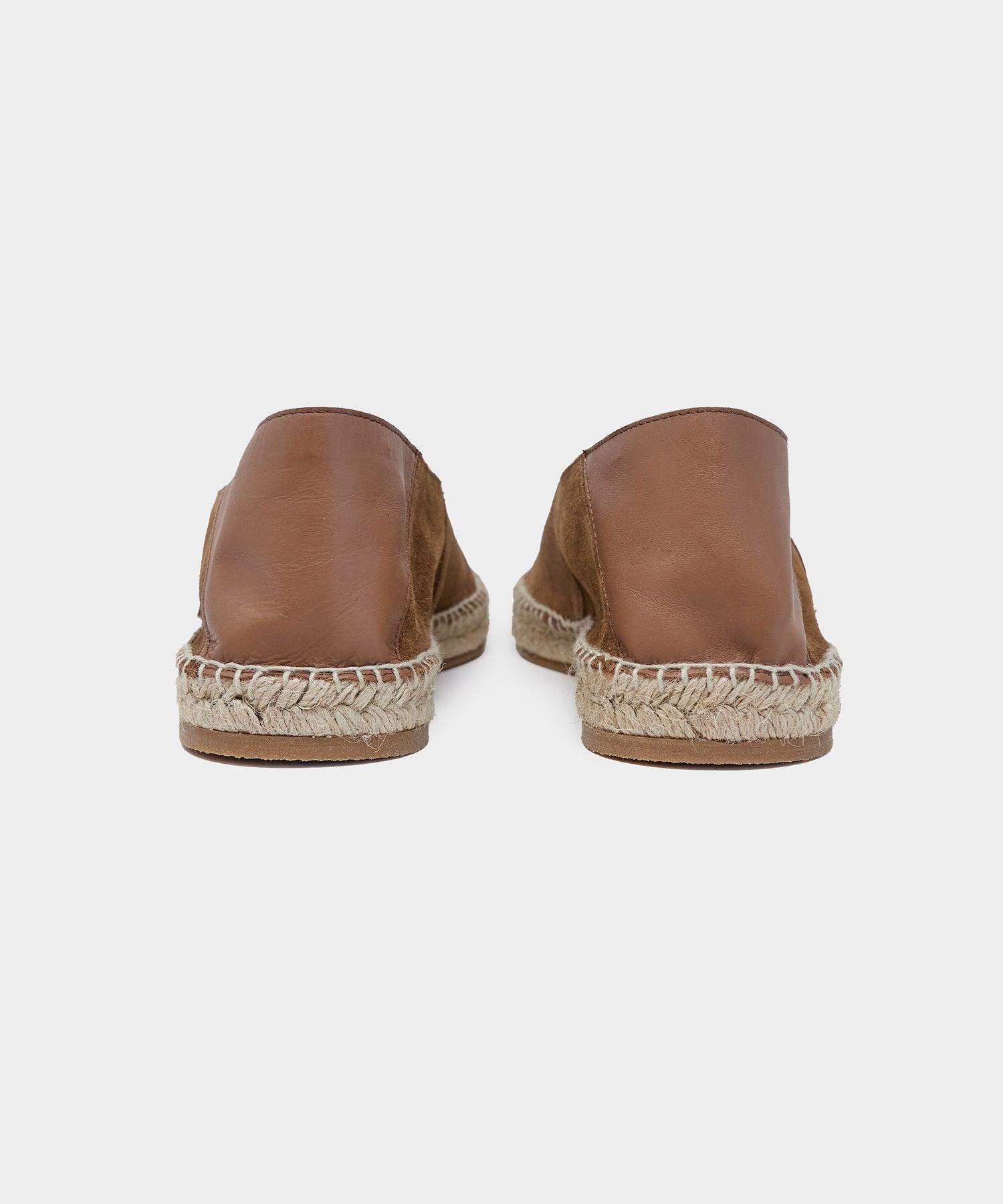 Nomad Suede Espadrille in Tobacco Product Image