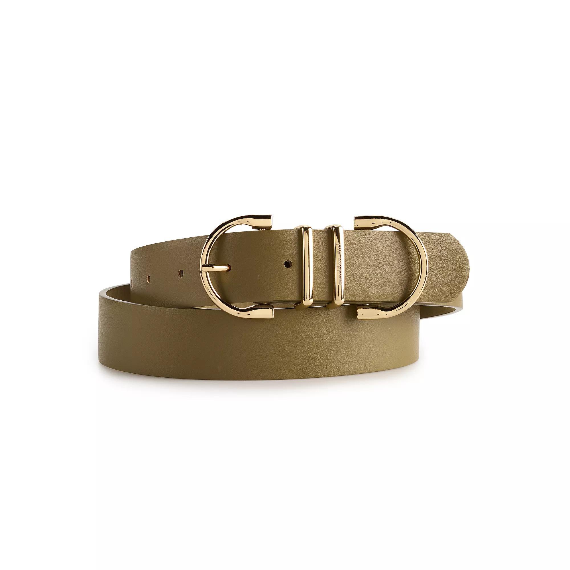 Women's madden girl Multi Metal Keeper Belt, Size: XL, Green Product Image