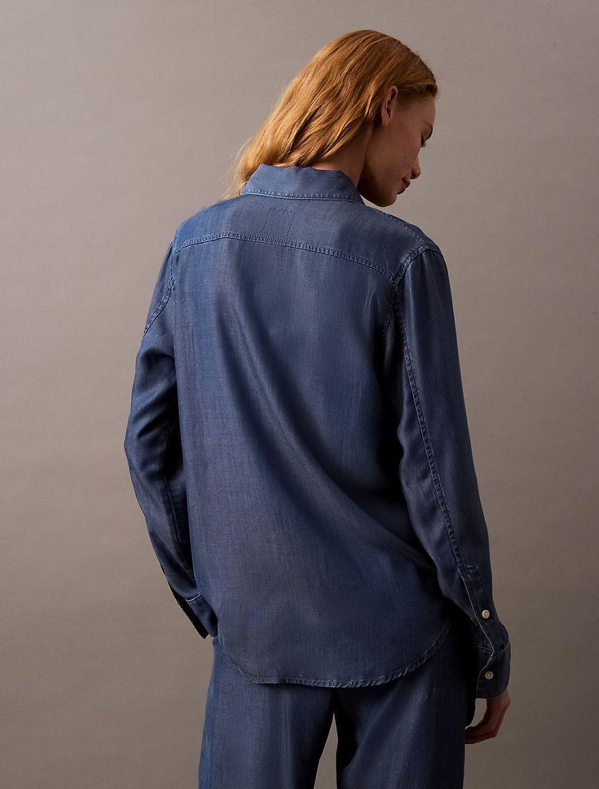 Lyocell Button-Down Shirt Product Image