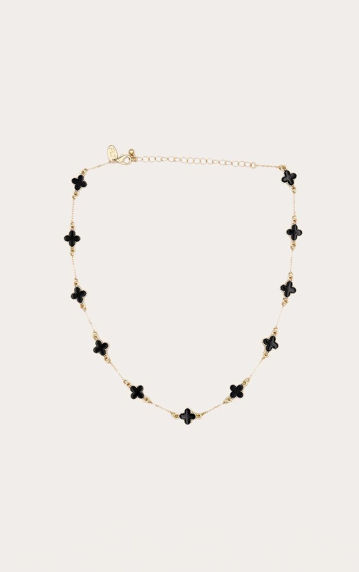 Gold Clover Pendant Necklace Product Image