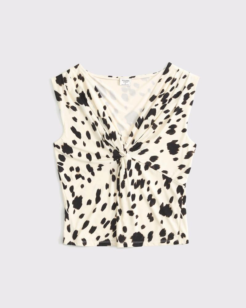 Draped Twist Top Product Image