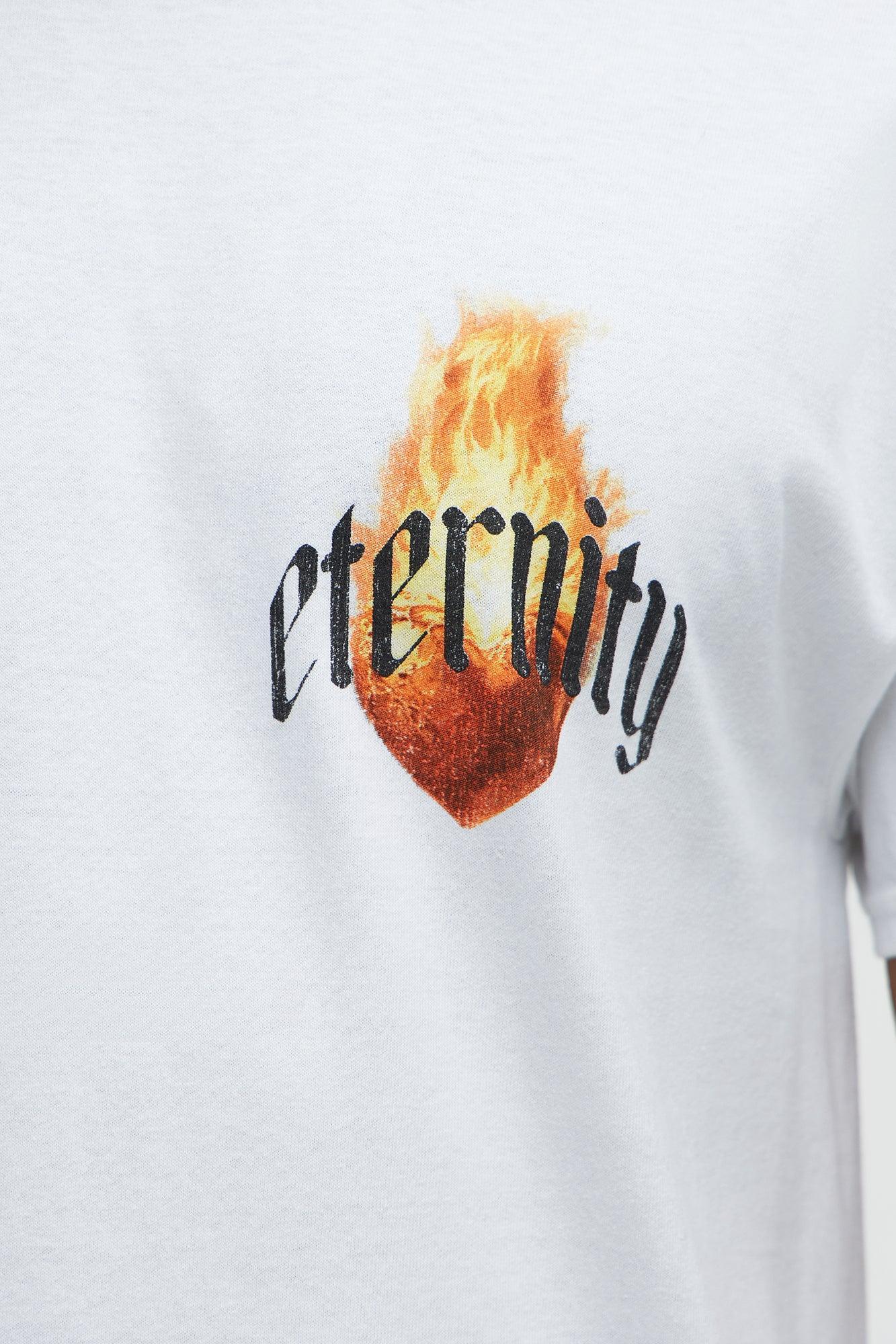 Eternal Heart Short Sleeve Tee - White Product Image