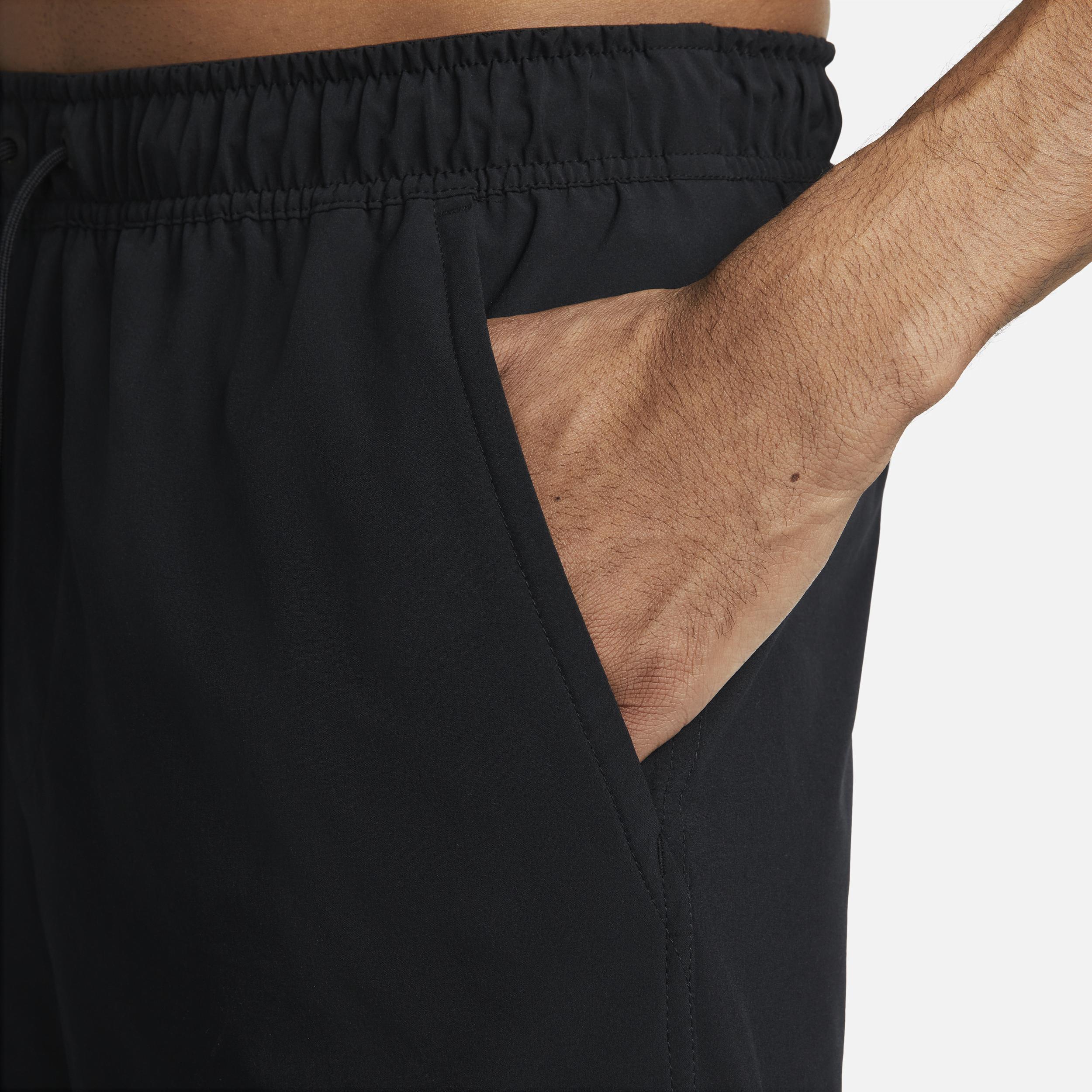 Nike Mens Unlimited Dri-FIT 5 Unlined Versatile Shorts in Black Product Image