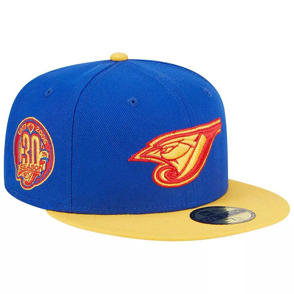 Men's New Era  Royal/Yellow Toronto Blue Jays Empire 59FIFTY Fitted Hat, Size: 7 3/8, Jay Blue Product Image