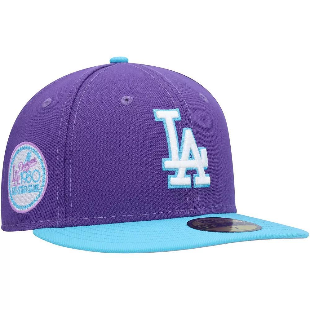 Men's New Era Purple Los Angeles Dodgers Vice 59FIFTY Fitted Hat, Size: 7 Product Image