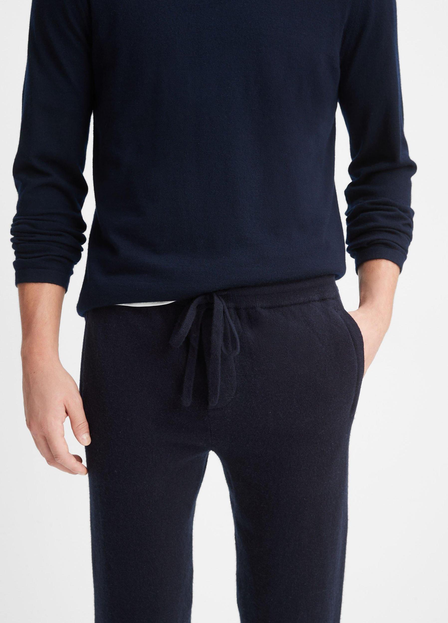 Mens Wool Cashmere Jogger, Coastal Blue, Size L Vince Product Image