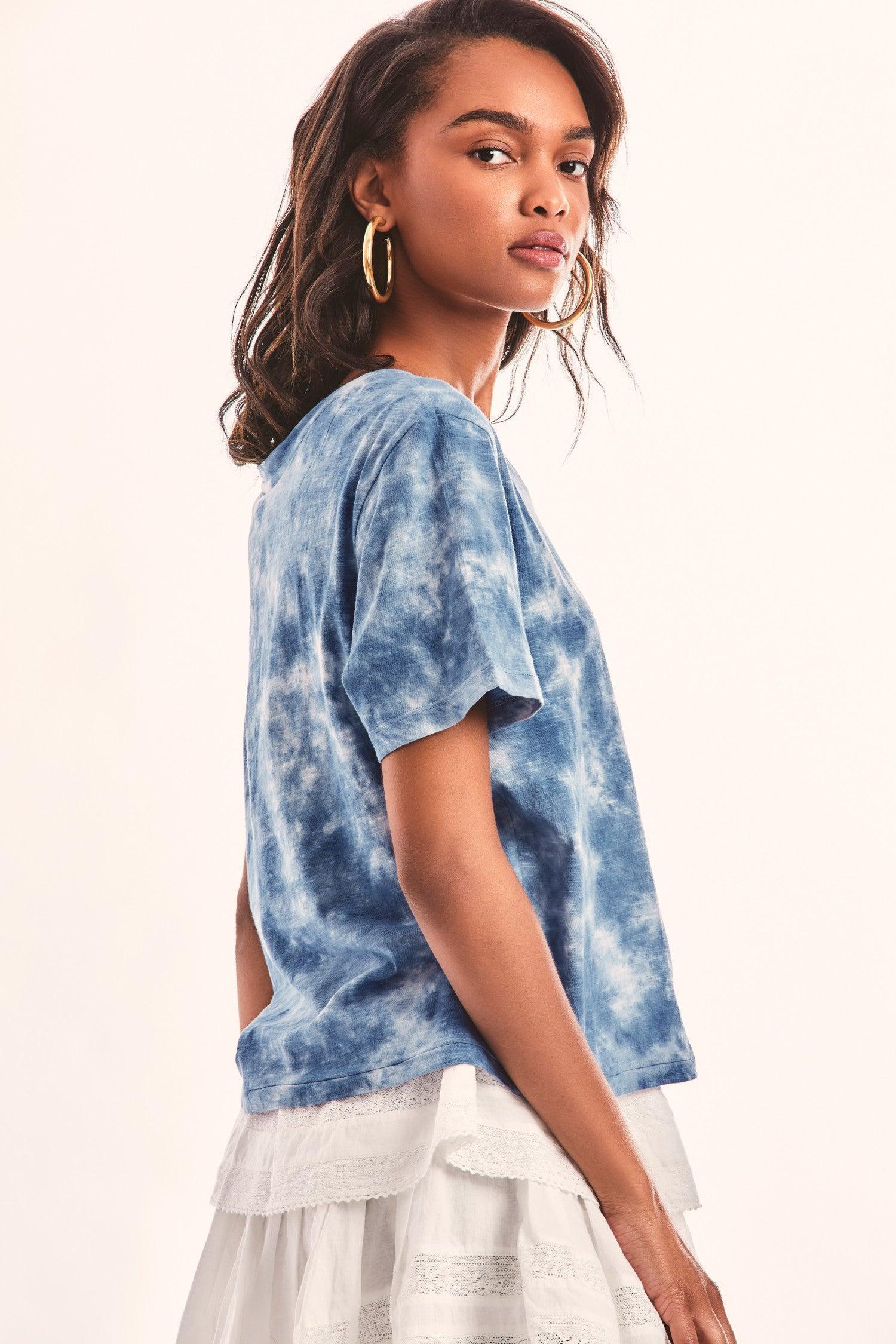 Calix Tee- MULTI TIE DYE Product Image