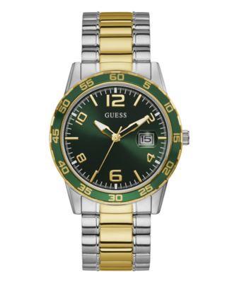 Guess Mens Date 2-Tone Stainless Steel Watch 42 mm Product Image