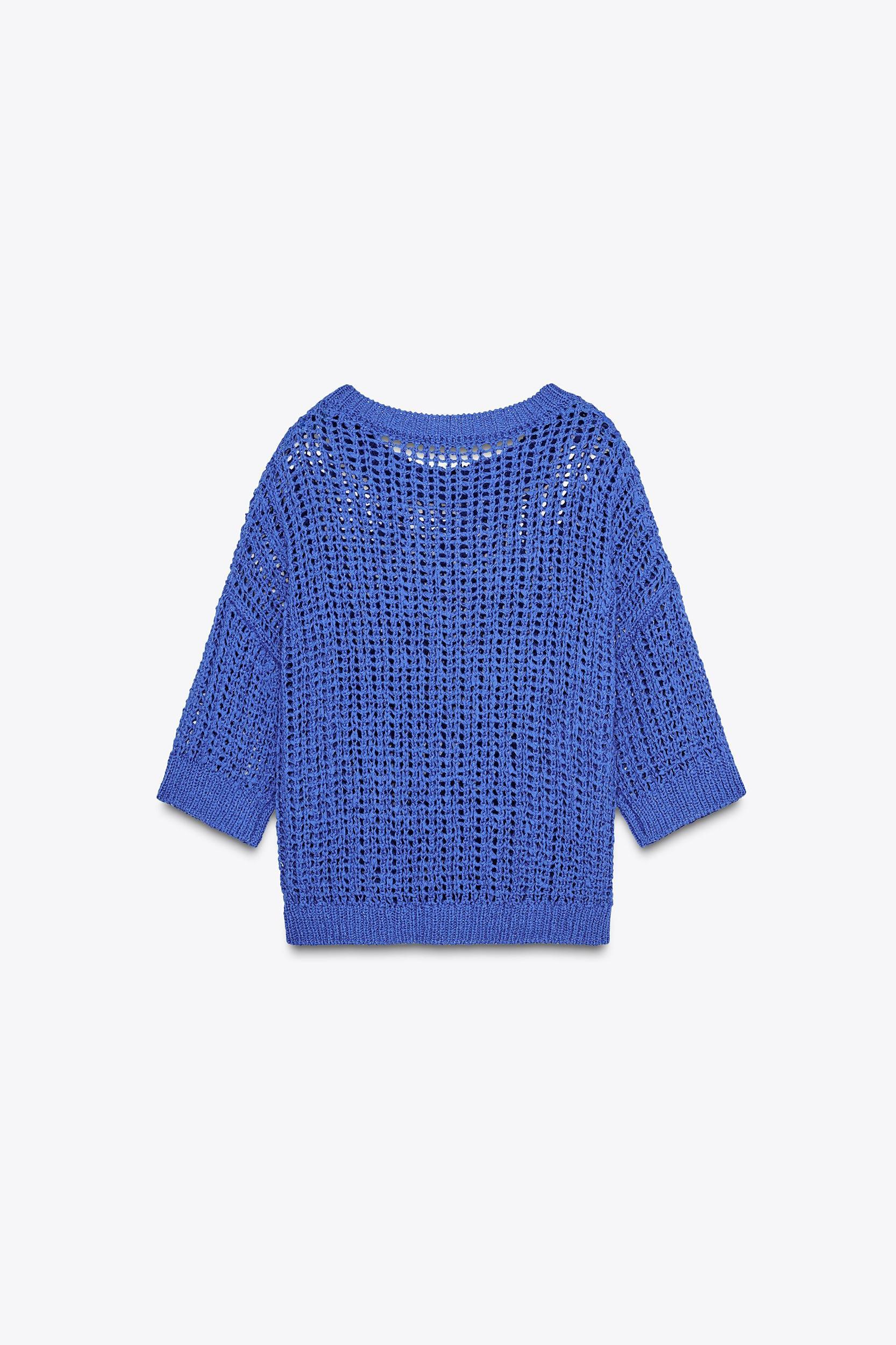 FRENCH SLEEVE KNIT TOP Product Image
