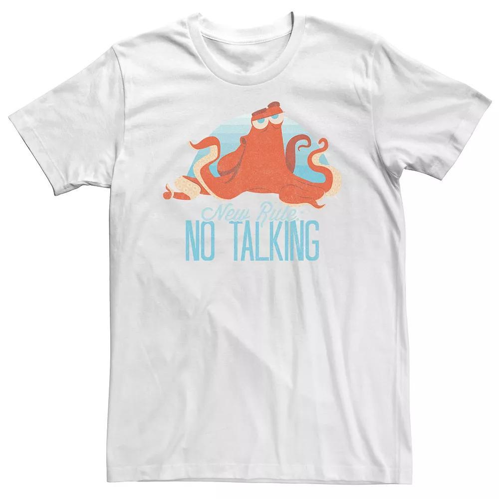 Big & Tall Disney / Pixar Finding Dory Hank "New Rule No Talking" Tee, Men's, Size: XXL Tall, White Product Image