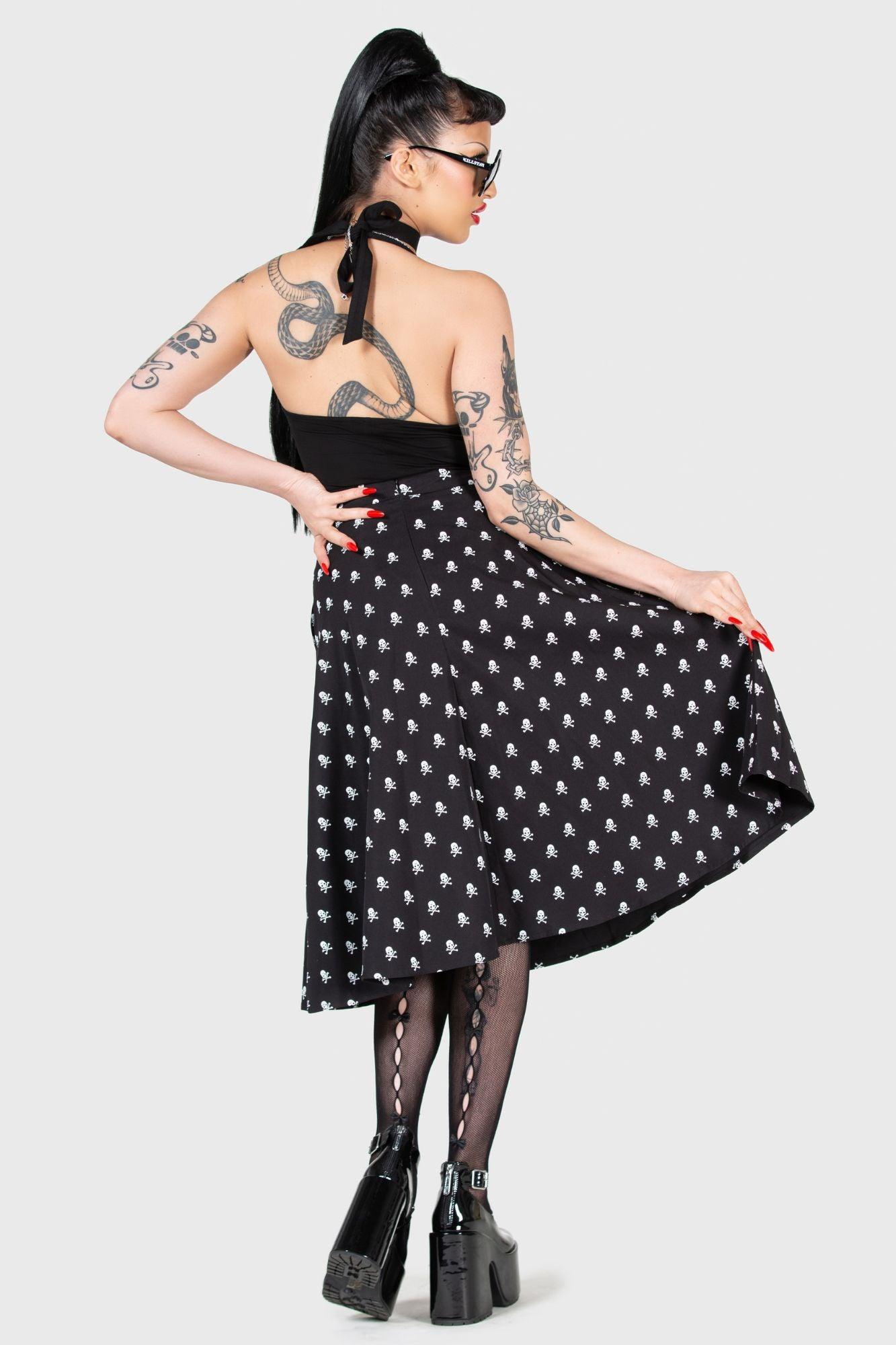 Lay Dead Midi Skirt Female Product Image