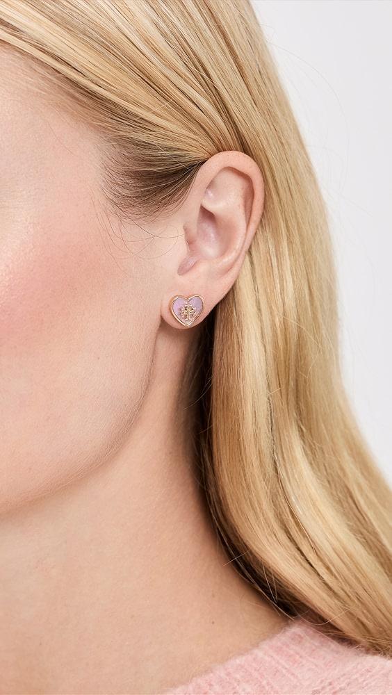 Tory Burch Kira Heart Studs | Shopbop Product Image