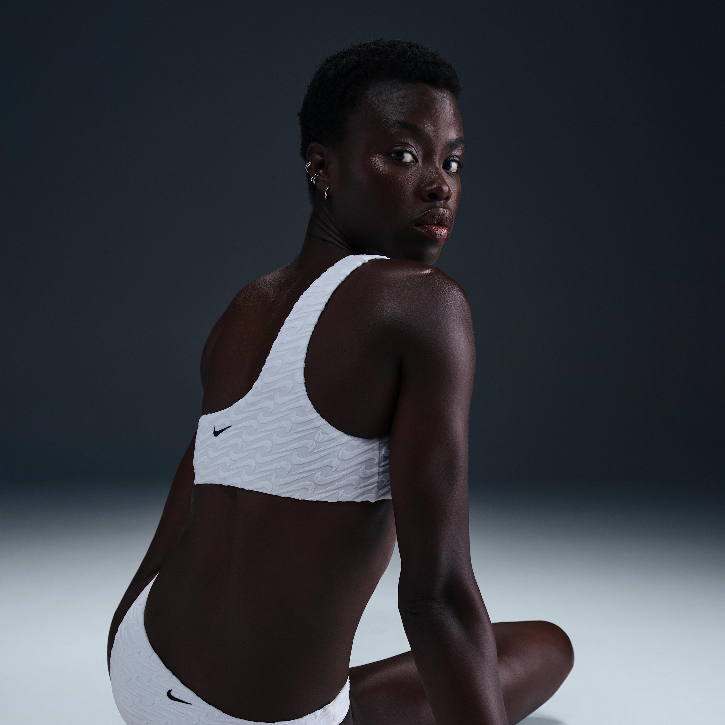 Nike Women's Swim Swoosh Link Terry Hipster Bikini Bottom Product Image